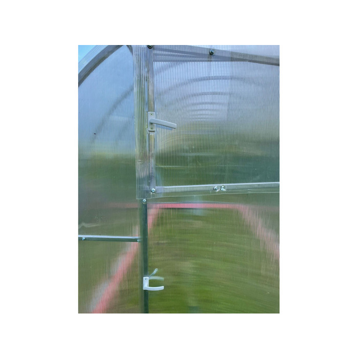 Теплица из поликарбоната Усиленная Арочная 2,1х6 h=2 м профиль 25х25 мм  - фото 8